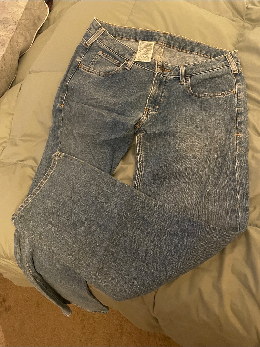 Carhartt Women's Light Blue Boot Cut Jeans